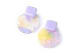 Purple Lavender in Summer Drop Earrings